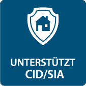 Icon Alarmanlage "Contact-ID und SIA-Unterstützung"