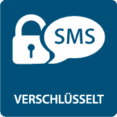 Icon Alarmanlagen "SMS-Verschlüsselung"